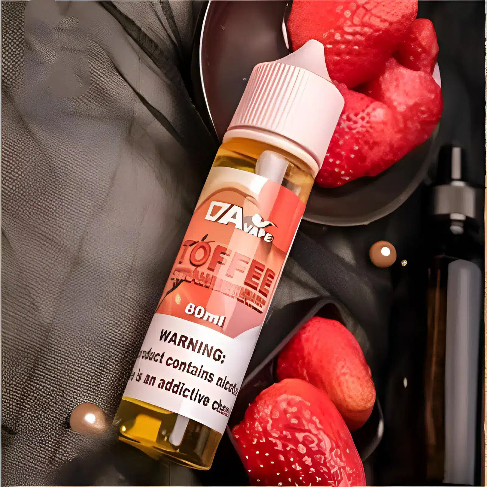 DAVAPE TOFFEE STRAWBERRIES 菸油｜草莓太妃糖口味｜30ML/60ML（0/30mg）